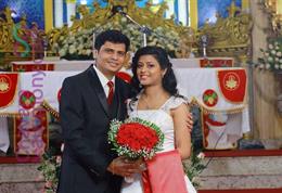 Christian Wedding photos of Jerry Joson & Mary Chacko